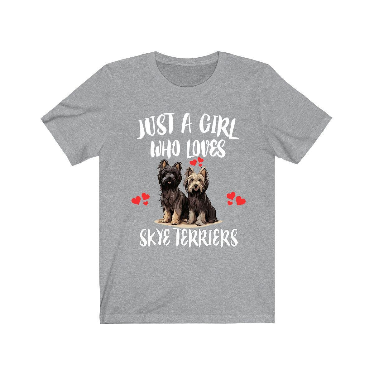 Just A Girl Who Loves Skye Terriers Dogs Shirt, Dog Lover Shirt, Skye Terrier Dog, Animal Toddler Infant Kids Gift T-Shirt Image 1
