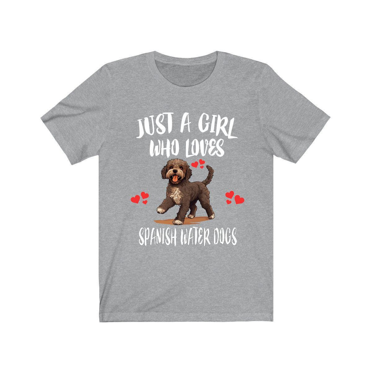 Just A Girl Who Loves Spanish Water Dogs Shirt, Dog Lover Shirt, Spanish Water Dog, Animal Toddler Infant Kids Gift T-Shirt Image 1