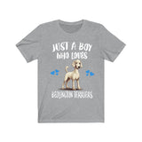 Just A Boy Who Loves Bedlington Terriers Shirt, Dog Lover Shirt, Bedlington Terrier Dog, Animal Toddler Infant Kids Gift T-Shirt Image 3