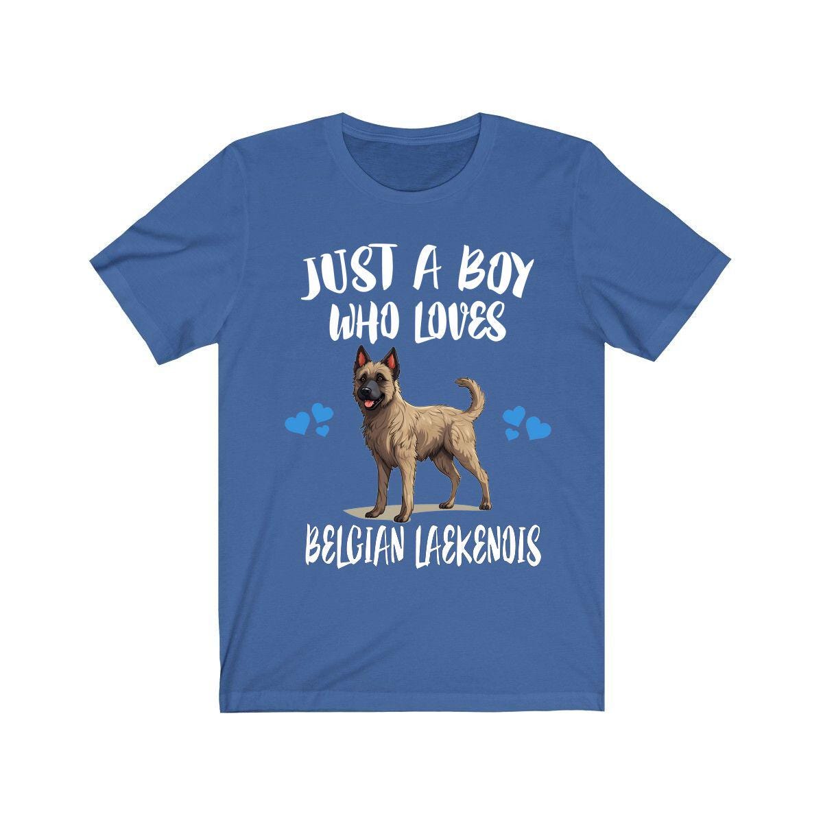 Just A Boy Who Loves Belgian Laekenois Shirt, Dog Lover Shirt, Belgian Laekenois Dog, Animal Toddler Infant Kids Gift T-Shirt Image 3