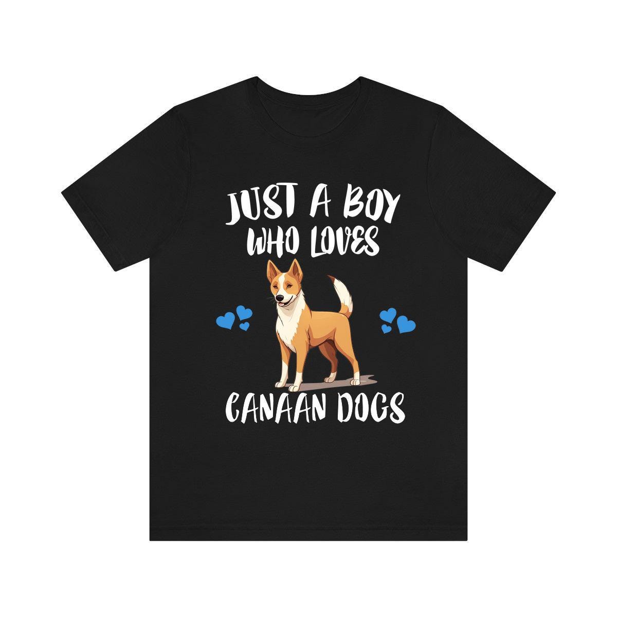 Just A Boy Who Loves Canaan Dogs Shirt, Dog Lover Shirt, Canaan Dog, Animal Toddler Infant Kids Gift T-Shirt Image 1