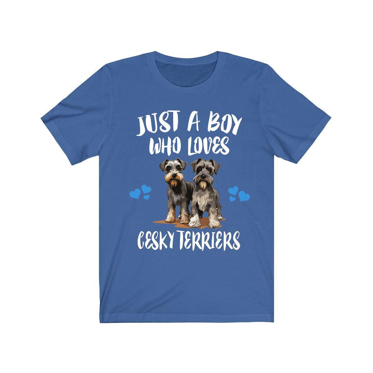 Just A Boy Who Loves Cesky Terriers Shirt, Dog Lover Shirt, Cesky Terrier Dog, Animal Toddler Infant Kids Gift T-Shirt Image 3