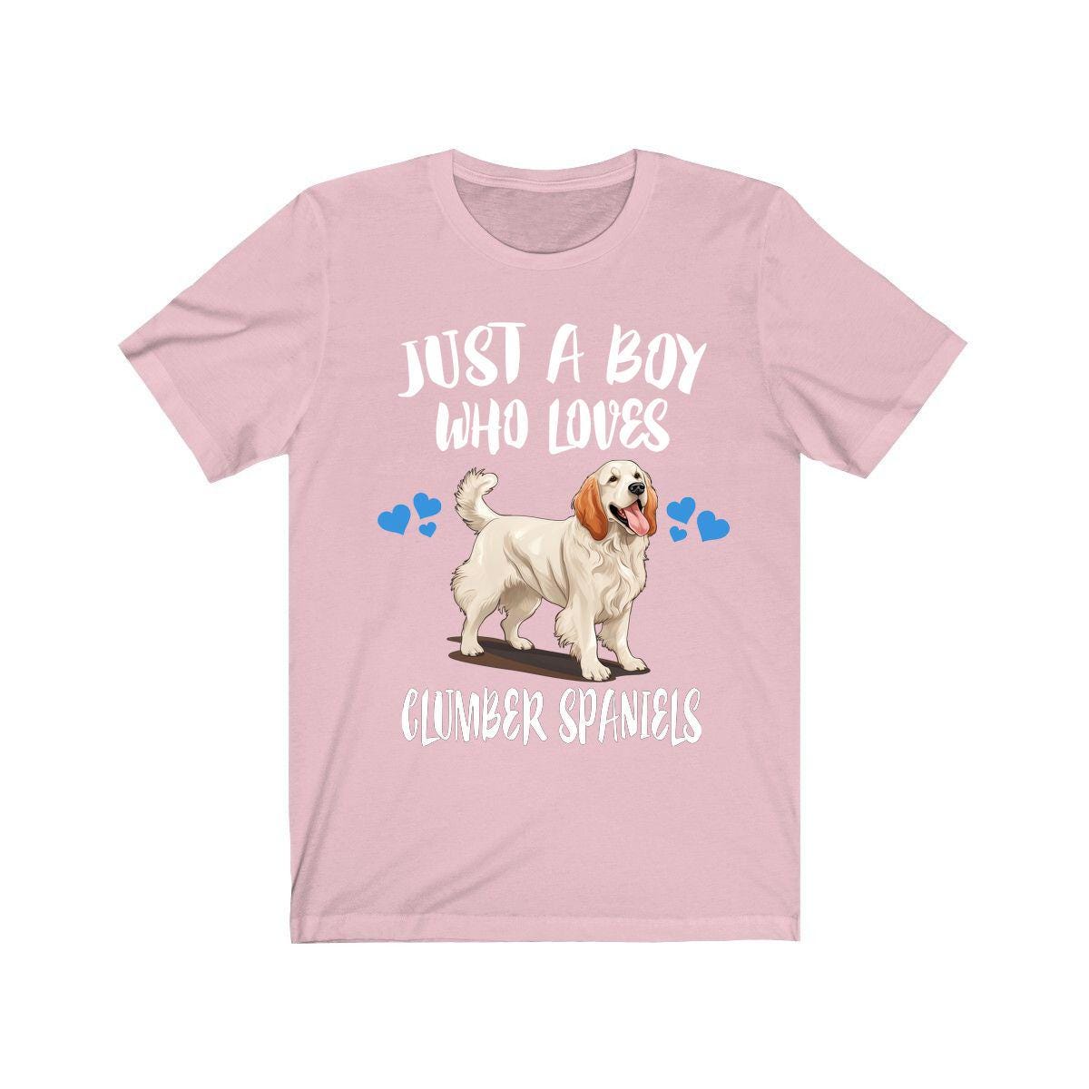 Just A Boy Who Loves Clumber Spaniels Shirt, Dog Lover Shirt, Clumber Spaniel Dog, Animal Toddler Infant Kids Gift T-Shirt Image 4