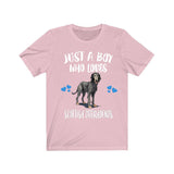 Just A Boy Who Loves Deerhounds Dog Shirt, Dog Lover Shirt, Deerhound Dog, Animal Toddler Infant Kids Gift T-Shirt Image 4