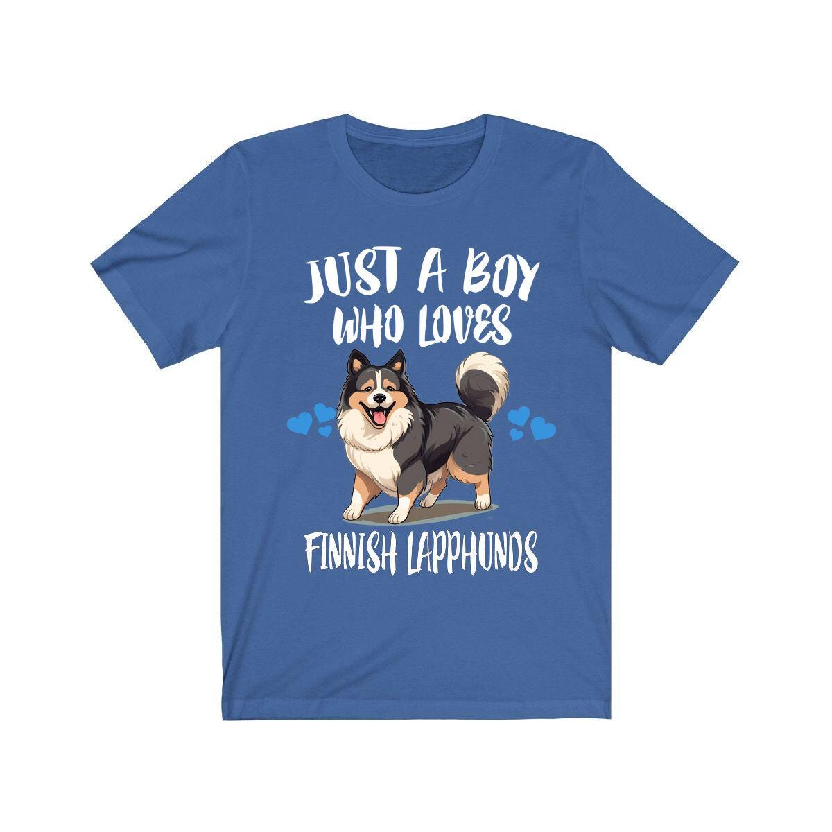 Just A Boy Who Loves Finnish Lapphunds Shirt, Dog Lover Shirt, Finnish Lapphund Dog, Animal Toddler Infant Kids Gift T-Shirt Image 2