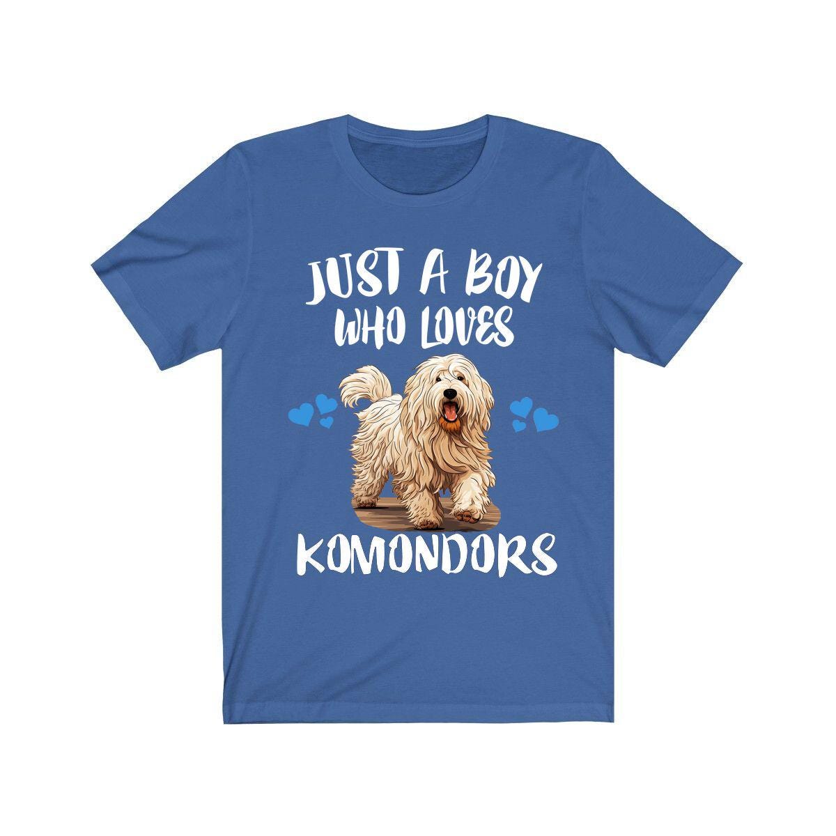 Just A Boy Who Loves Komondors Shirt, Dog Lover Shirt, Komondor Dog, Animal Toddler Infant Kids Gift T-Shirt Image 2