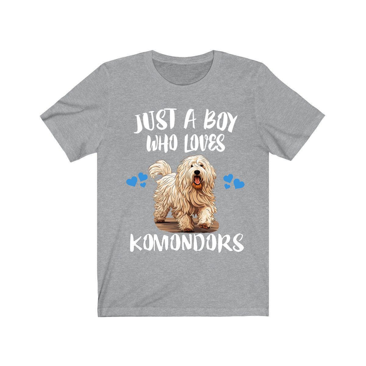 Just A Boy Who Loves Komondors Shirt, Dog Lover Shirt, Komondor Dog, Animal Toddler Infant Kids Gift T-Shirt Image 3