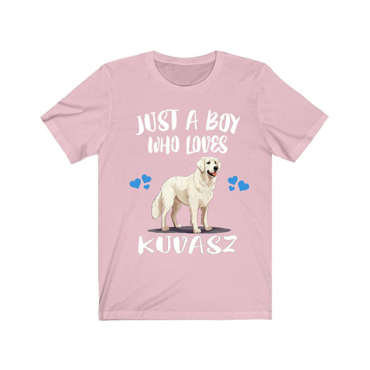 Just A Boy Who Loves Kuvasz Shirt, Dog Lover Shirt, Kuvasz Dog, Animal Toddler Infant Kids Gift T-Shirt Image 4