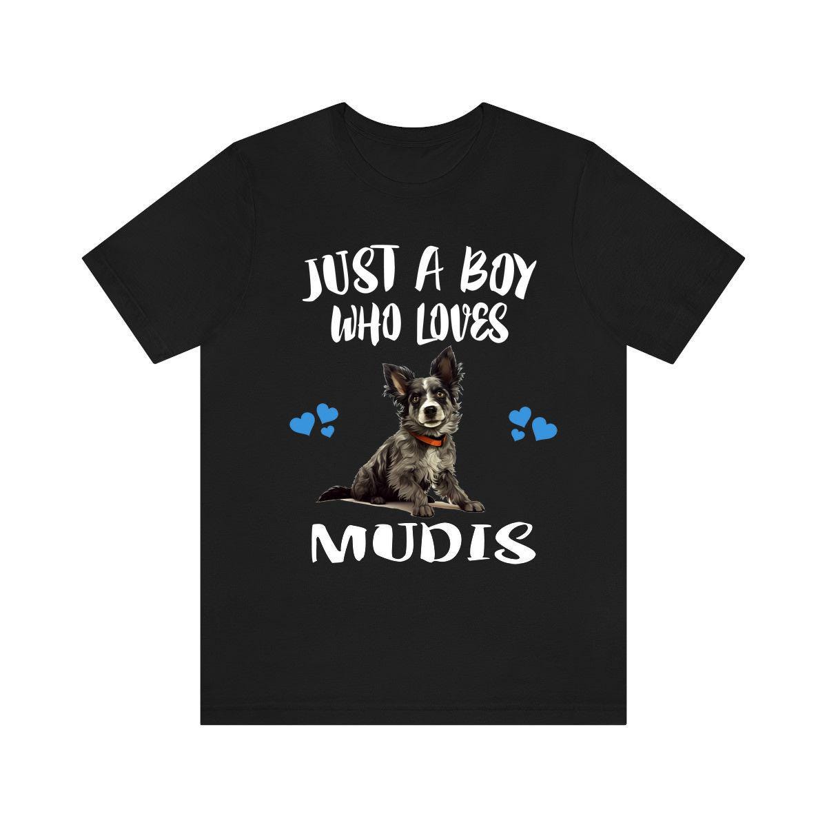 Just A Boy Who Loves Mudis Dogs Shirt, Dog Lover Shirt, Mudi Dog, Animal Toddler Infant Kids Gift T-Shirt Image 2