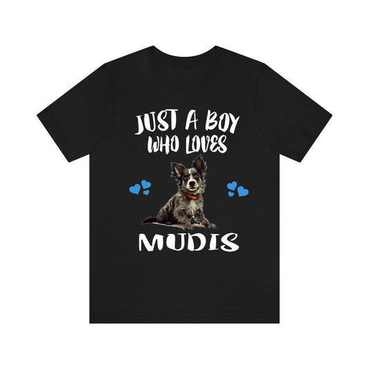 Mudi Dog T-Shirt for Boys - mudi print design