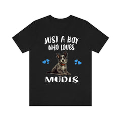 Mudi Dog T-Shirt for Boys - mudi print design
