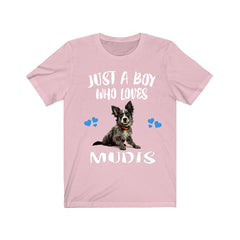 Mudi Dog T-Shirt for Boys - mudi print design
