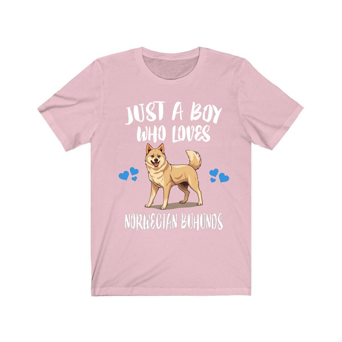 Just A Boy Who Loves Norwegian Buhunds Dogs Shirt, Dog Lover Shirt, Norwegian Buhund Dog, Animal Toddler Infant Kids Gift T-Shirt Image 4