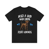 Just A Boy Who Loves Plott Hounds Dogs Shirt, Dog Lover Shirt, Plott Hound Dog, Animal Toddler Infant Kids Gift T-Shirt Image 2