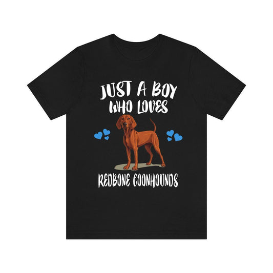 Redbone Coonhound T-Shirt for Boys - redbone coonhound print design