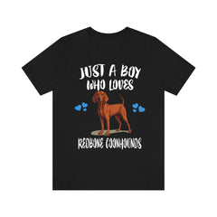Redbone Coonhound T-Shirt for Boys - redbone coonhound print design
