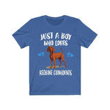 Just A Boy Who Loves Redbone Coonhounds Dogs Shirt, Dog Lover Shirt, Redbone Coonhound Dog, Animal Toddler Infant Kids Gift T-Shirt Image 2