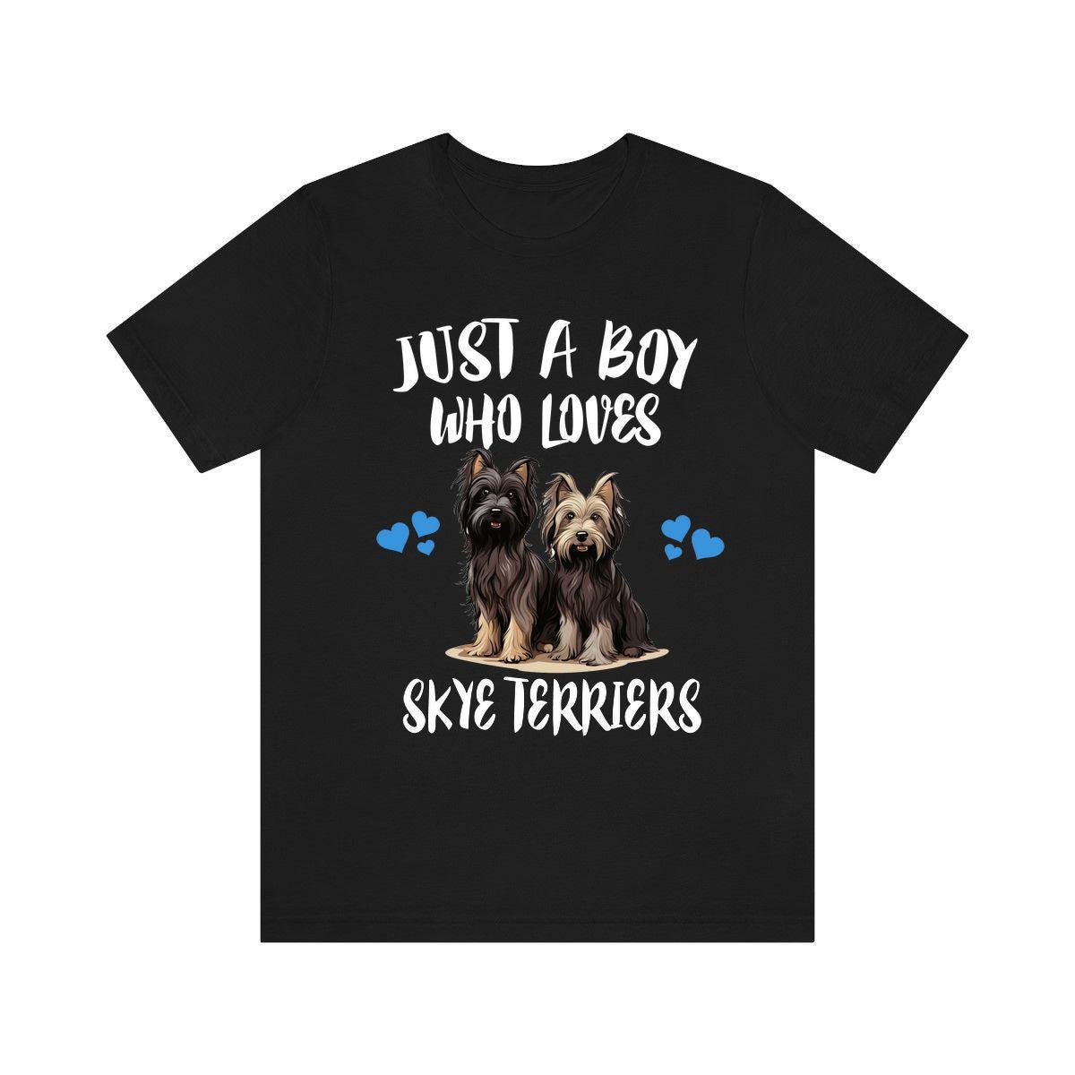 Just A Boy Who Loves Skye Terriers Dogs Shirt, Dog Lover Shirt, Skye Terrier Dog, Animal Toddler Infant Kids Gift T-Shirt Image 2