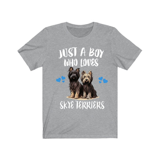 Skye Terrier T-Shirt for Boys - skye terrier print design
