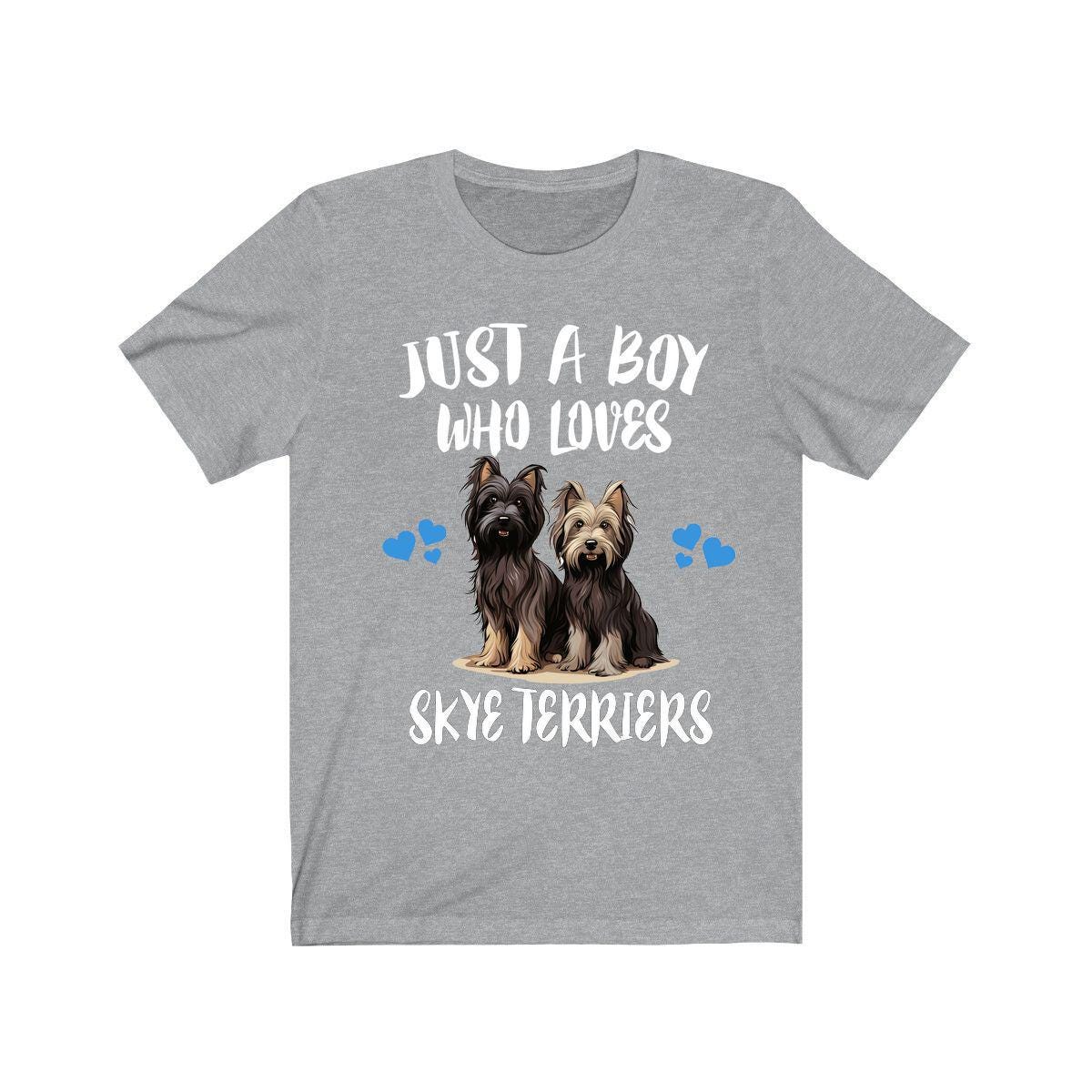 Just A Boy Who Loves Skye Terriers Dogs Shirt, Dog Lover Shirt, Skye Terrier Dog, Animal Toddler Infant Kids Gift T-Shirt Image 1