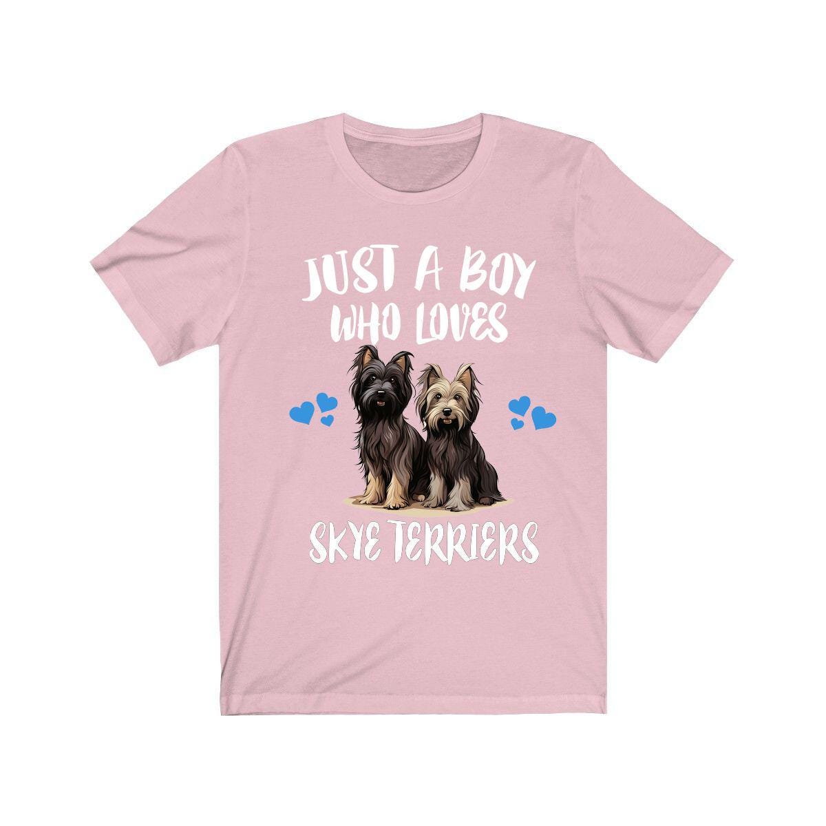 Just A Boy Who Loves Skye Terriers Dogs Shirt, Dog Lover Shirt, Skye Terrier Dog, Animal Toddler Infant Kids Gift T-Shirt Image 4