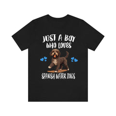 Spanish Water Dog T-Shirt for Boys - spanish water dog print design