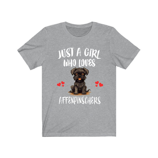 Affenpinscher T-Shirt for Girls - affenpinscher print design