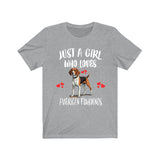 Just A Girl Who Loves American Foxhounds Shirt, Dog Lover Shirt, American Foxhound Dog, Animal Toddler Infant Kids Gift T-Shirt Image 3