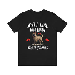 Belgian Laekenois T-Shirt for Girls - belgian laekenois print design