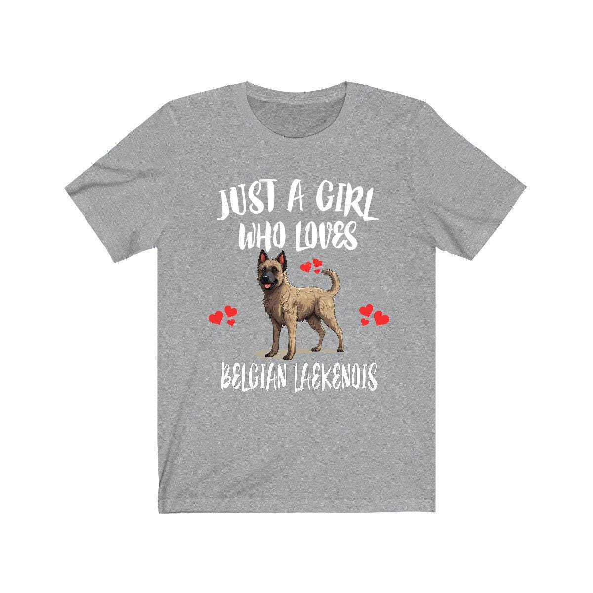 Just A Girl Who Loves Belgian Laekenois Shirt, Dog Lover Shirt,  Belgian Laekenois Dog, Animal Toddler Infant Kids Gift T-Shirt Image 3