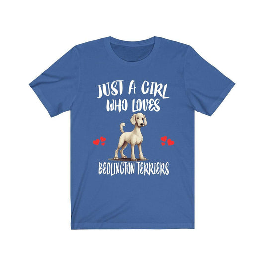 Bedlington Terrier T-Shirt for Girls - bedlington terrier print design
