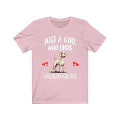 Bedlington Terrier T-Shirt for Girls - bedlington terrier print design