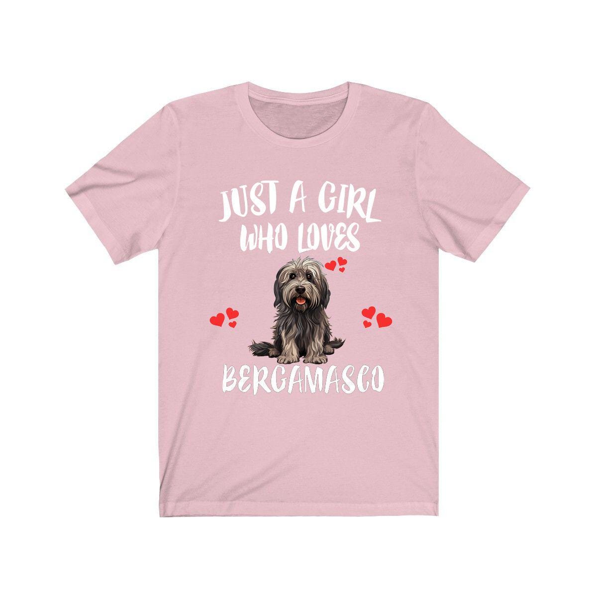 Just A Girl Who Loves Bergamasco Shirt, Dog Lover Shirt, Bergamasco Dog, Animal Toddler Infant Kids Gift T-Shirt Image 4