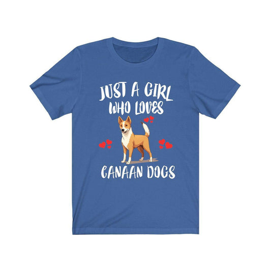 Canaan Dog T-Shirt for Girls - canaan dog print design