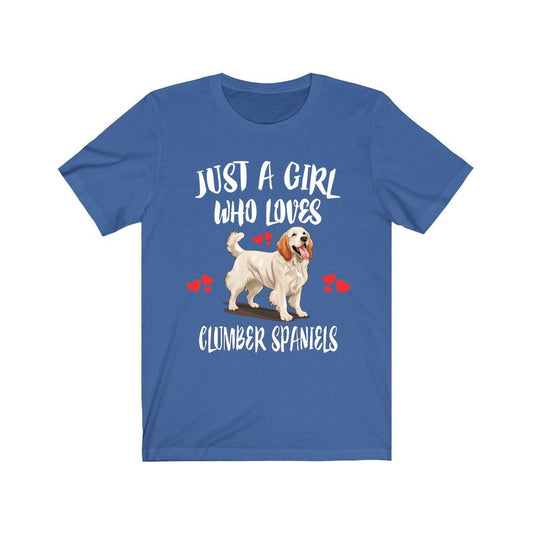 Just A Girl Who Loves Clumber Spaniels Shirt - Clumber Spaniel print design