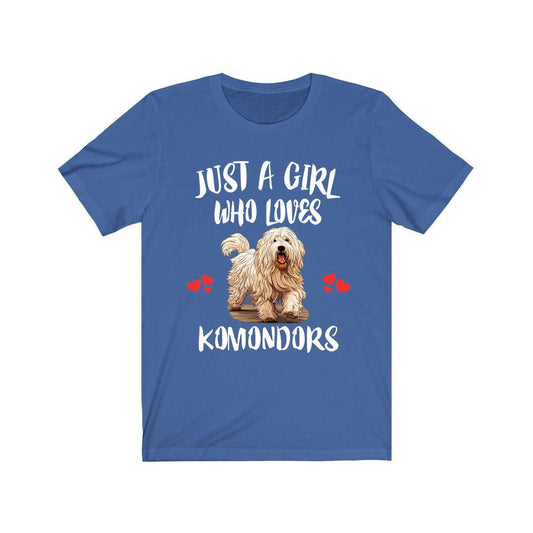 Just A Girl Who Loves Komondor Dogs Shirt - komondor print design