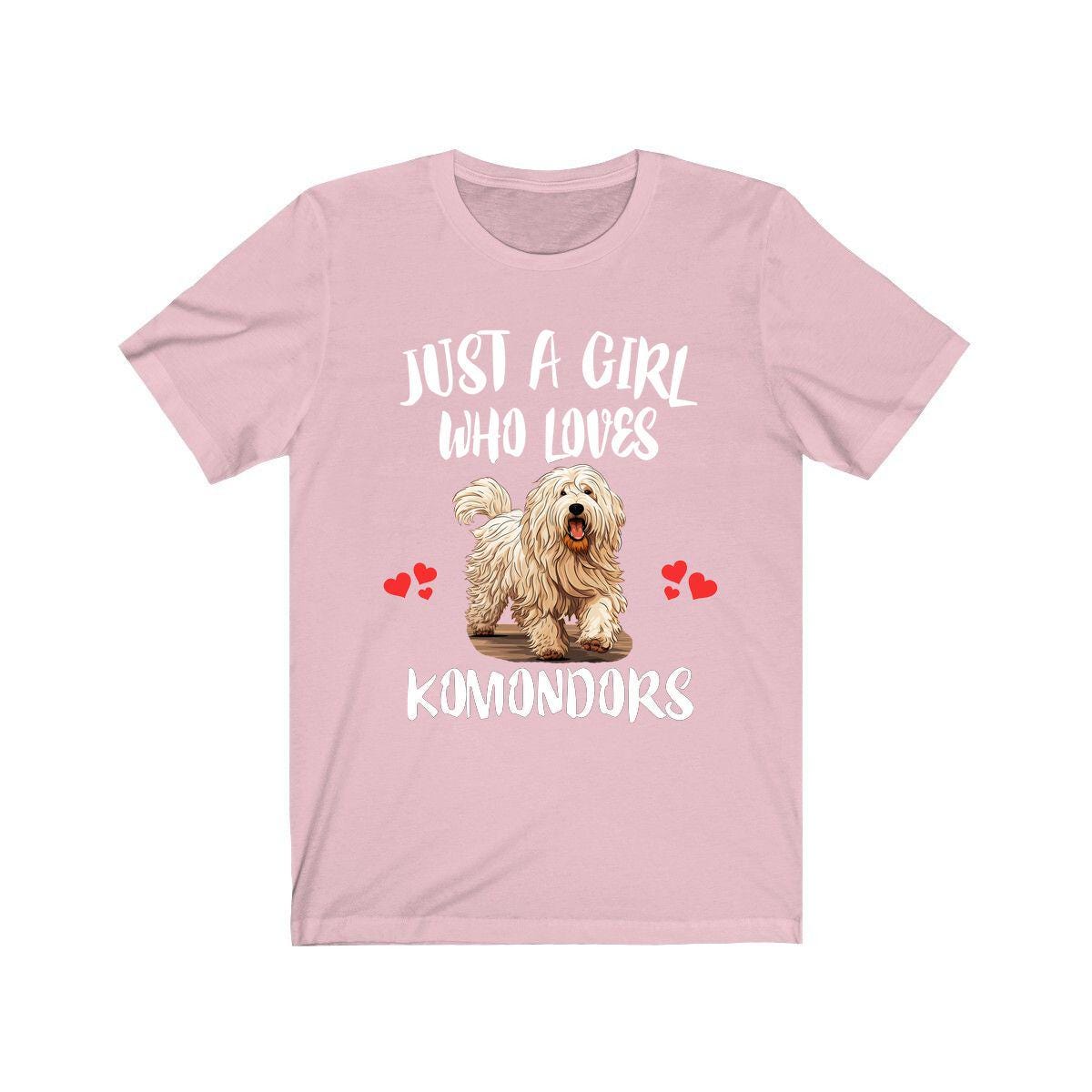 Just A Girl Who Loves Komondors Shirt, Dog Lover Shirt, Komondor Dog, Animal Toddler Infant Kids Gift T-Shirt Image 4
