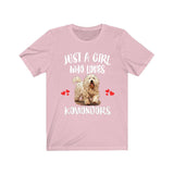 Just A Girl Who Loves Komondors Shirt, Dog Lover Shirt, Komondor Dog, Animal Toddler Infant Kids Gift T-Shirt Image 4