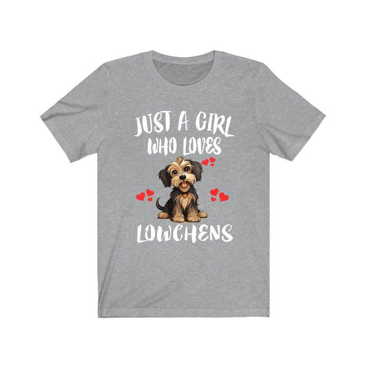 Just A Girl Who Loves Lowchen Dogs Shirt - lowchen dog print design