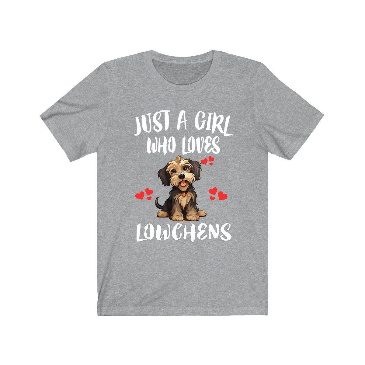 Just A Girl Who Loves Lowchens Dogs Shirt, Dog Lover Shirt, Lowchen Dog, Animal Toddler Infant Kids Gift T-Shirt Image 1