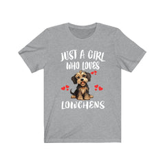 Just A Girl Who Loves Lowchen Dogs Shirt - lowchen dog print design