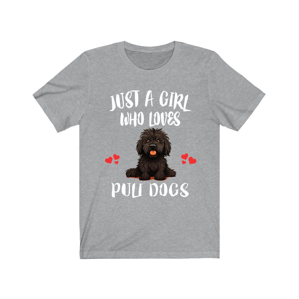 Just A Girl Who Loves Puli Dogs Shirt, Dog Lover Shirt, Puli Dog, Animal Toddler Infant Kids Gift T-Shirt Image 4