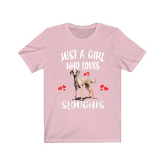 Just A Girl Who Loves Sloughi Dogs Shirt - sloughi print design