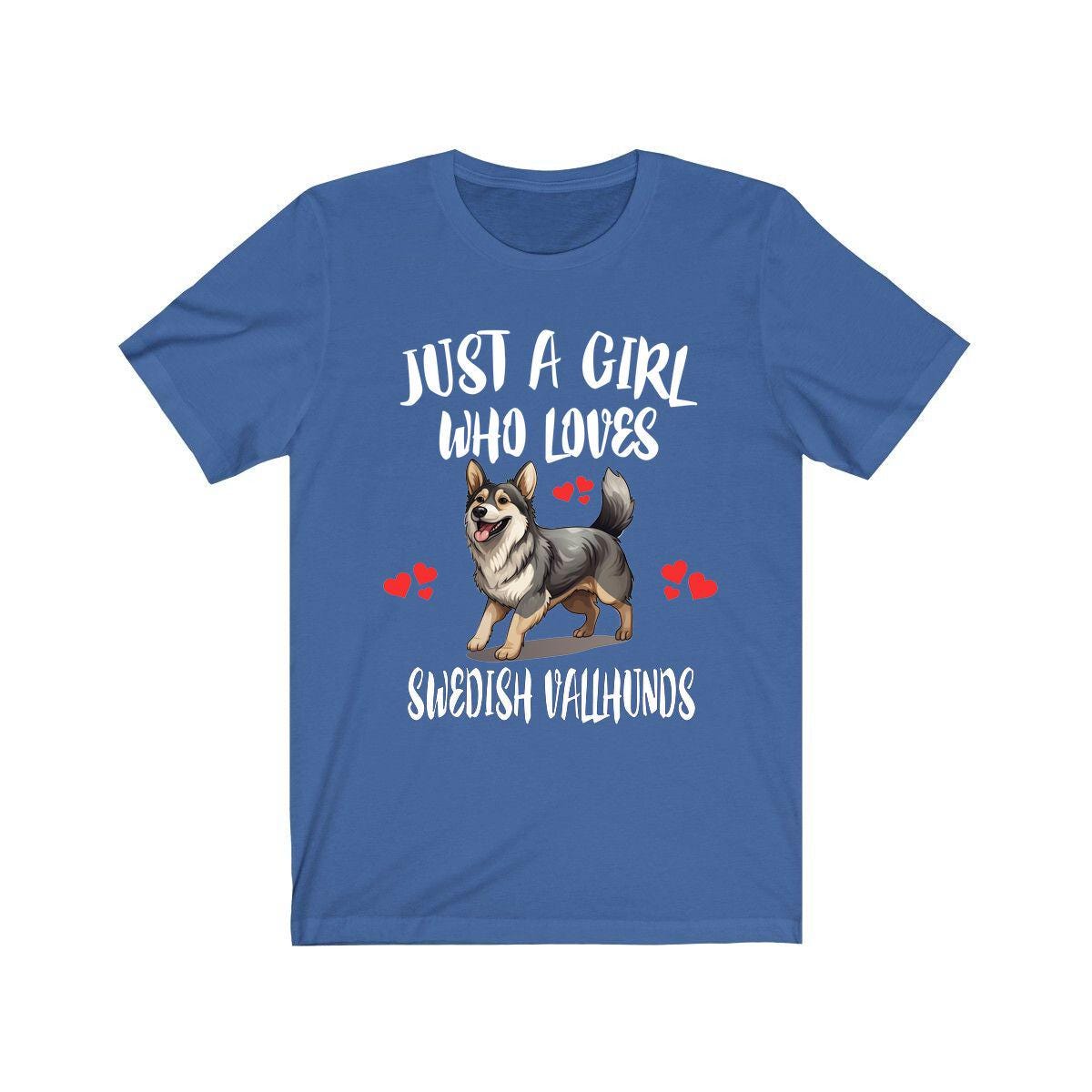 Just A Girl Who Loves Swedish Vallhunds Dogs Shirt, Dog Lover Shirt, Swedish Vallhund Dog, Animal Toddler Infant Kids Gift T-Shirt Image 3