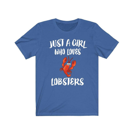 Just A Girl Who Loves Lobsters Shirt - lobster print design