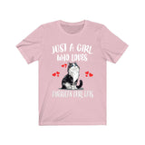 Just A Girl Who Loves American Curls Cats Shirt, American Curl Cat Lover Shirt, Cat Shirt, Cat Lover Gift, Animal Shirt Image 4