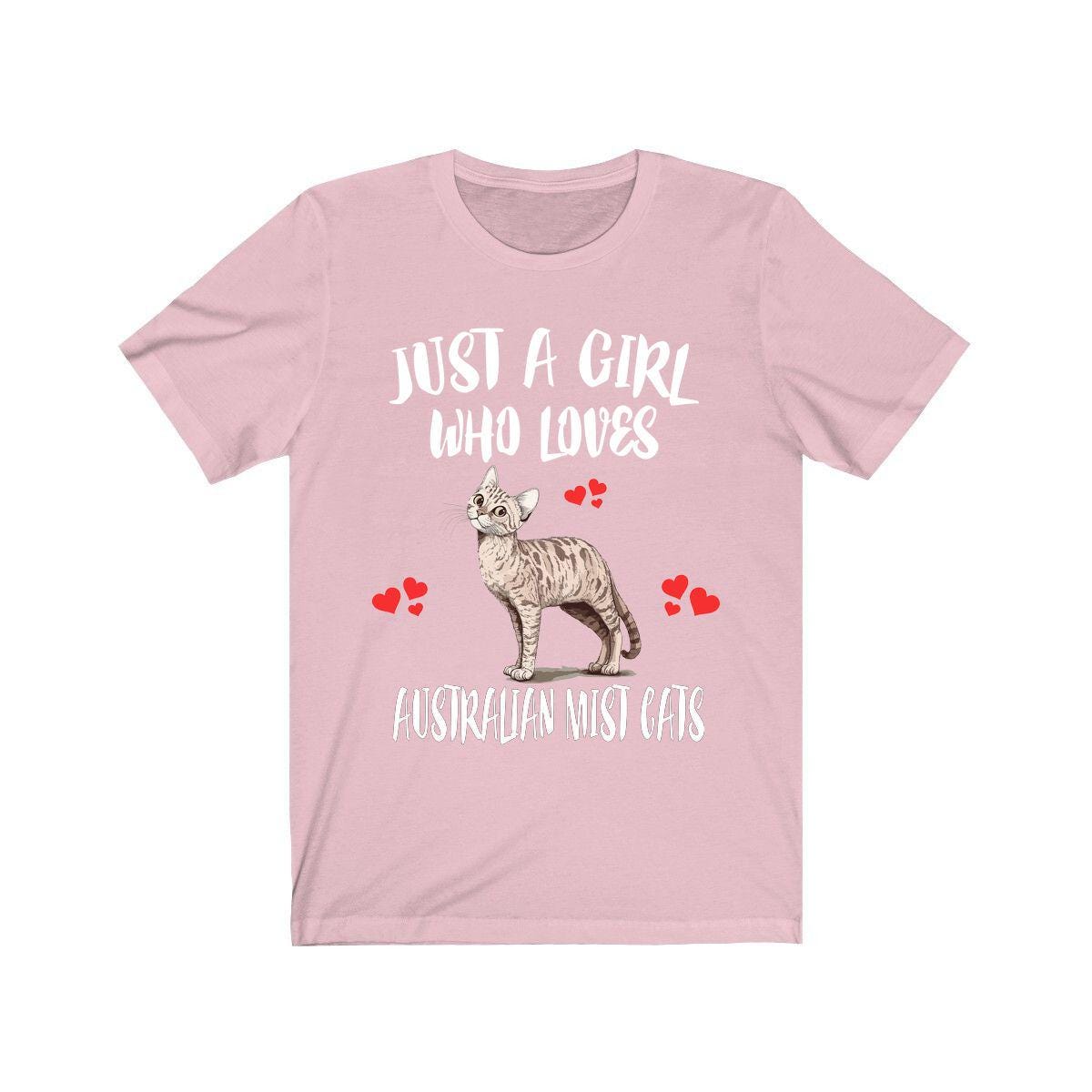Just A Girl Who Loves Australian Mist Cats Shirt, Australian Mist Cat Lover Shirt, Cat Shirt, Cat Lover Gift, Animal Shirt Image 4