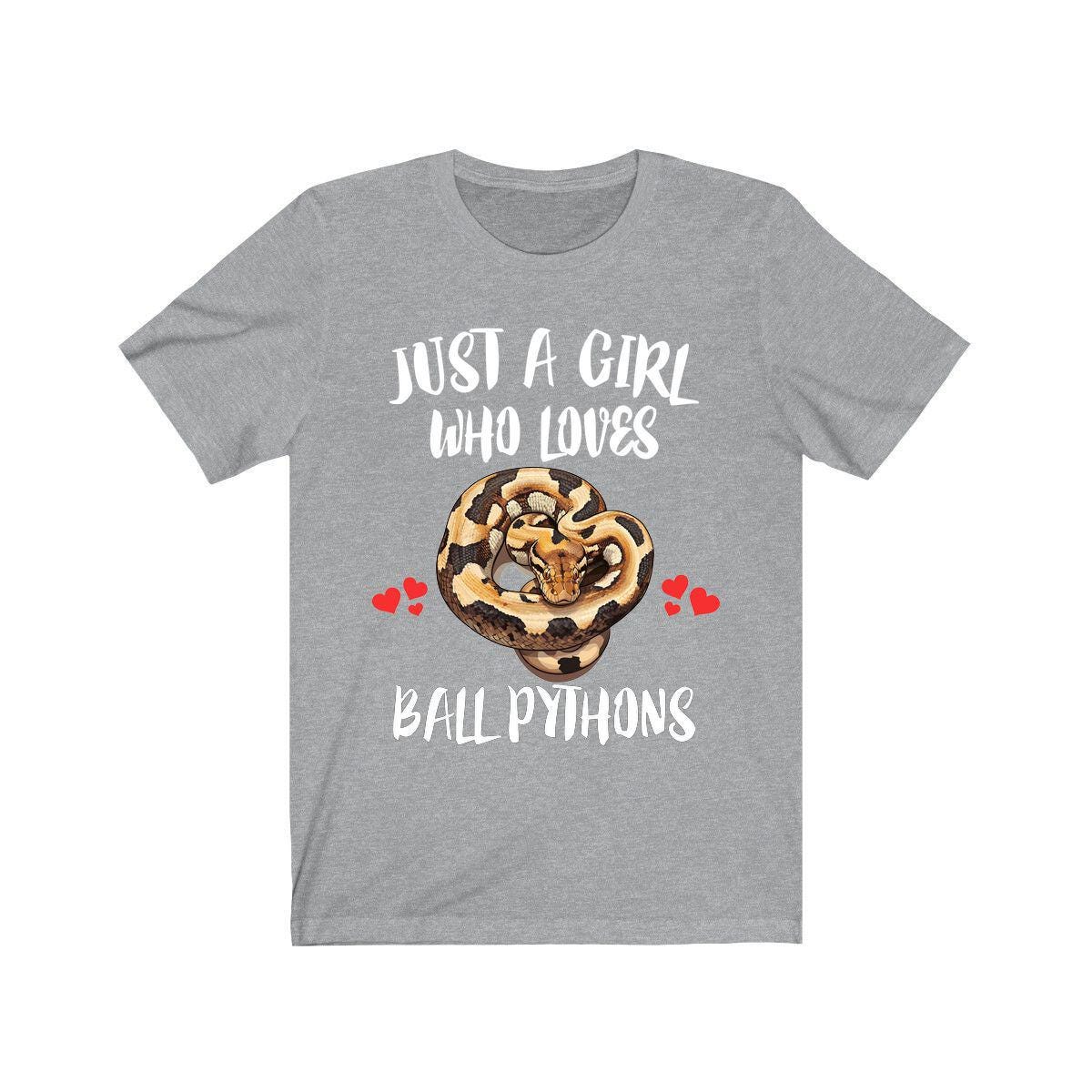 Just A Girl Who Loves Ball Pythons Snakes Shirt, Ball Python Lover Gift, Animal Adult Toddler Infant Kids Gift T-Shirt Image 3