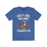 Just A Girl Who Loves Abyssinian Cats Shirt, Abyssinian Cat Lover Shirt, Cat Shirt, Abyssinian Gift, Animal Shirt Image 2
