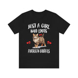 Just A Girl Who Loves American Bobtails Shirt, American Bobtail Cat Lover Shirt, Cat Shirt, Cats Gift, Animal Shirt Image 1